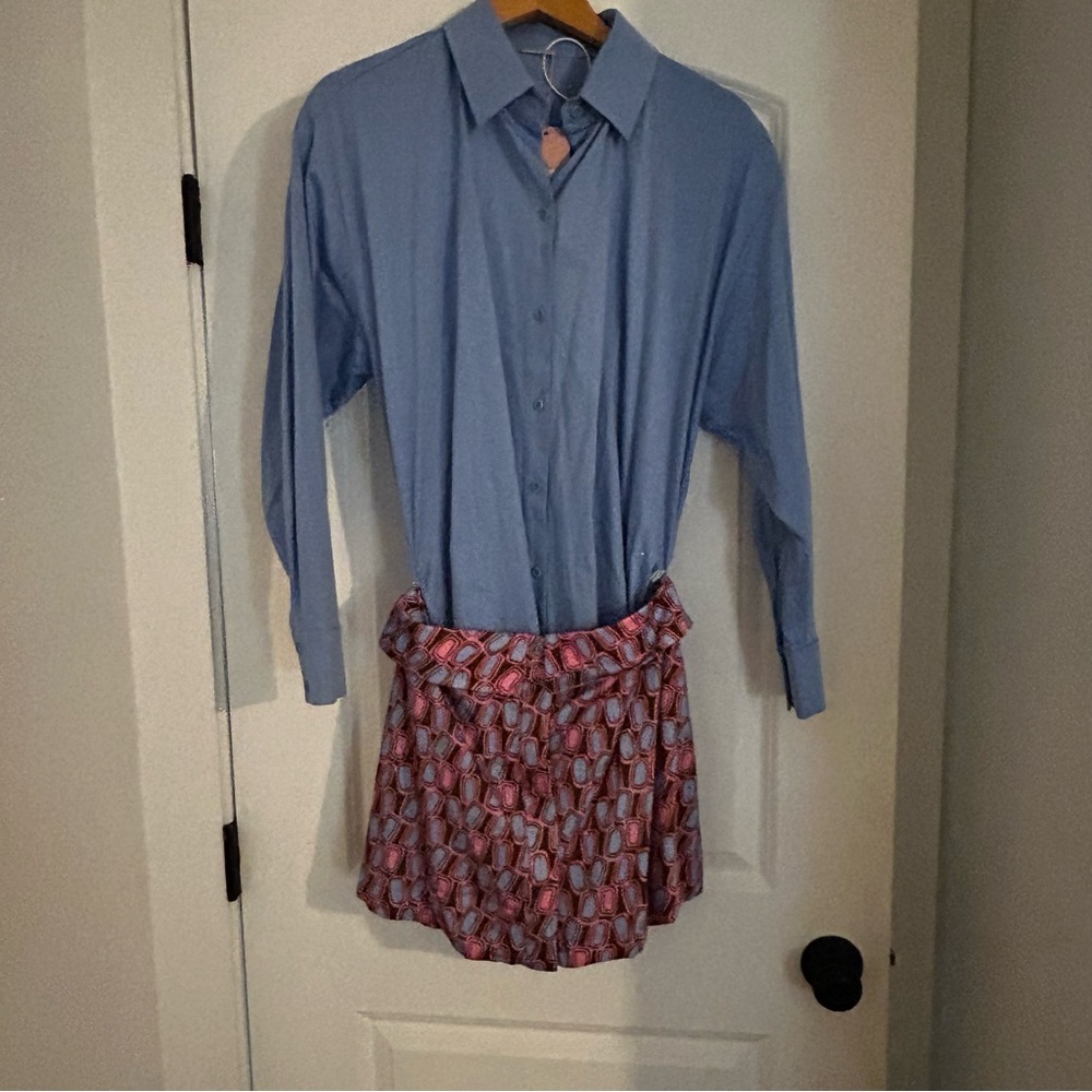 Alexis Zadie apron mini dress